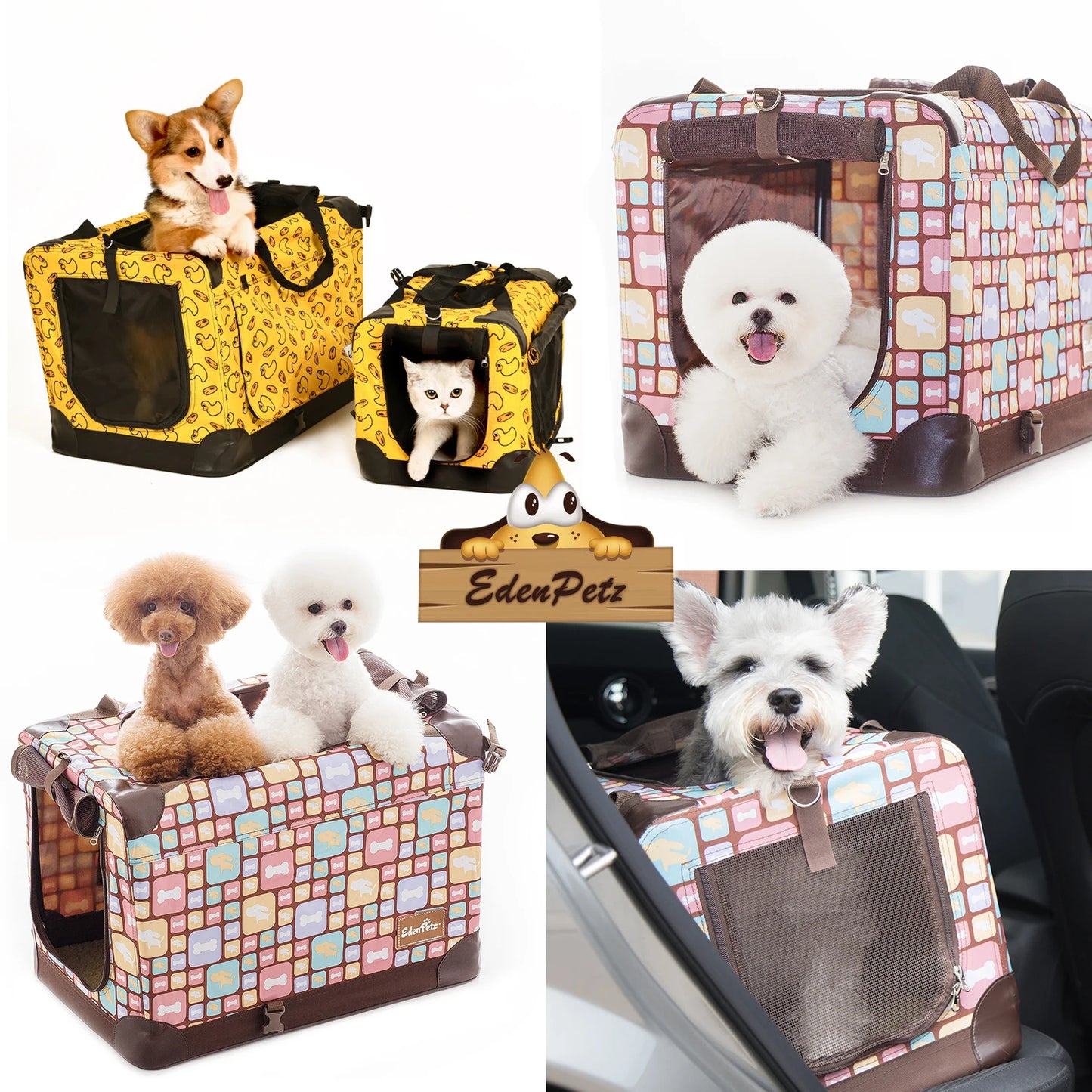 Sac de siège de Transport pour chien et chat, pliable, imperméable, maille respirante, panier de Transport pour chat, tapis de voyage, Cage pour chiot