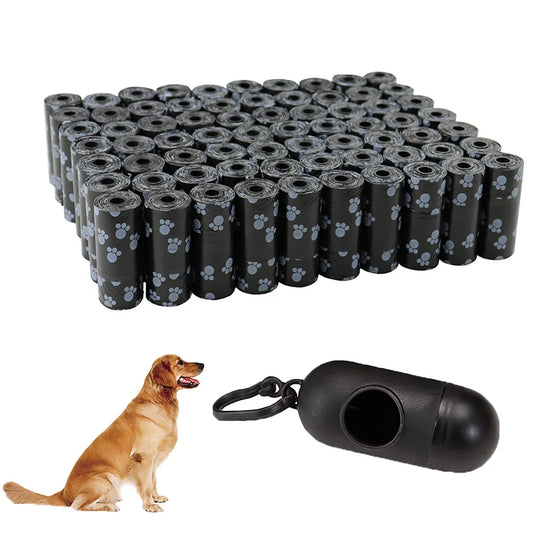 40Roll Dog Poop Bags Outdoor Home Eco Pet Waste Bag with Breakpoint Design Pet Poop Clean Pick Up Tools Pet Supplies Accessories