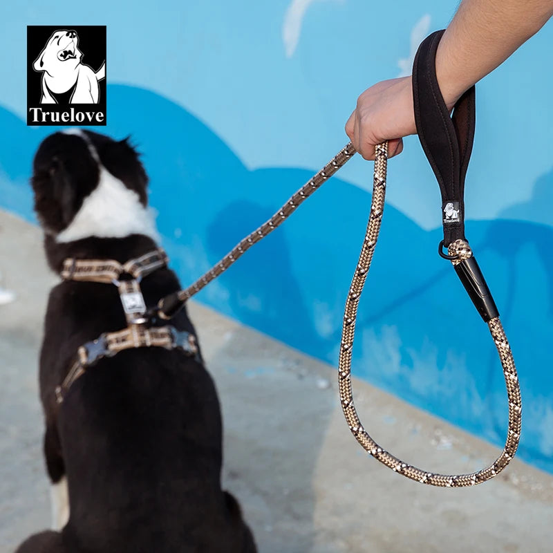 Pet Dog Leash Nylon Climbing Rope SBR Neoprene for Big Medium Small Dog Walking Accessories