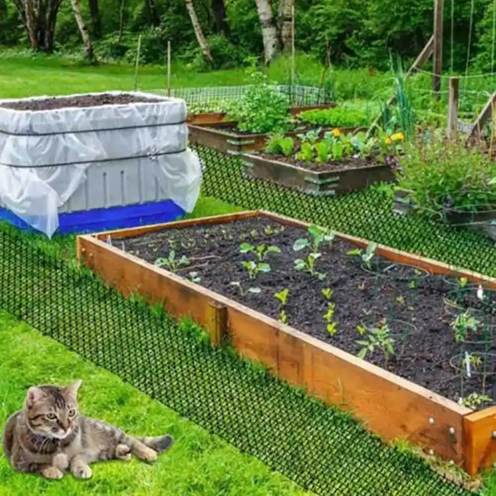 Estera repelente de gatos para jardín, tiras de espinas, red antigatos, disuasorio, mantiene alejado a los perros y gatos, suministros para mascotas, 2/4/6M