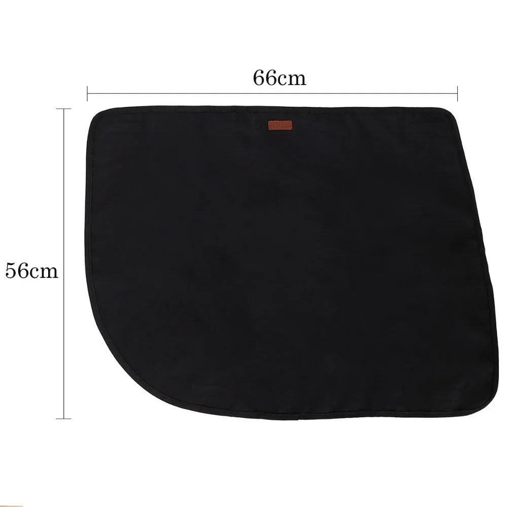 Couverture de porte de voiture pour chien, tapis de Protection en tissu Oxford 600D, antidérapant, anti-rayures, accessoires pour animaux de compagnie, 2 pièces/paquet