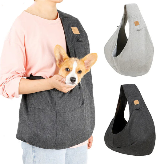 Sac à dos de transport pour chien, sac à bandoulière Portable pour petits chiens ou chats, sécurité fonctionnelle, sac de câlin pour voyage en plein air, porte-chiot