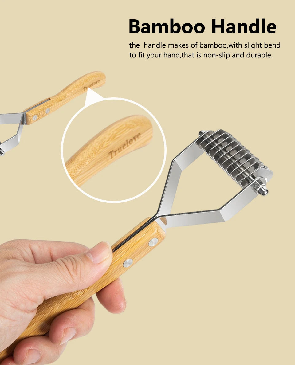 Pet Dematting Comb Supplies with 10 20Teeth for Long Fur Dog Cat Remove Loose Hair Grooming and Care Accessories