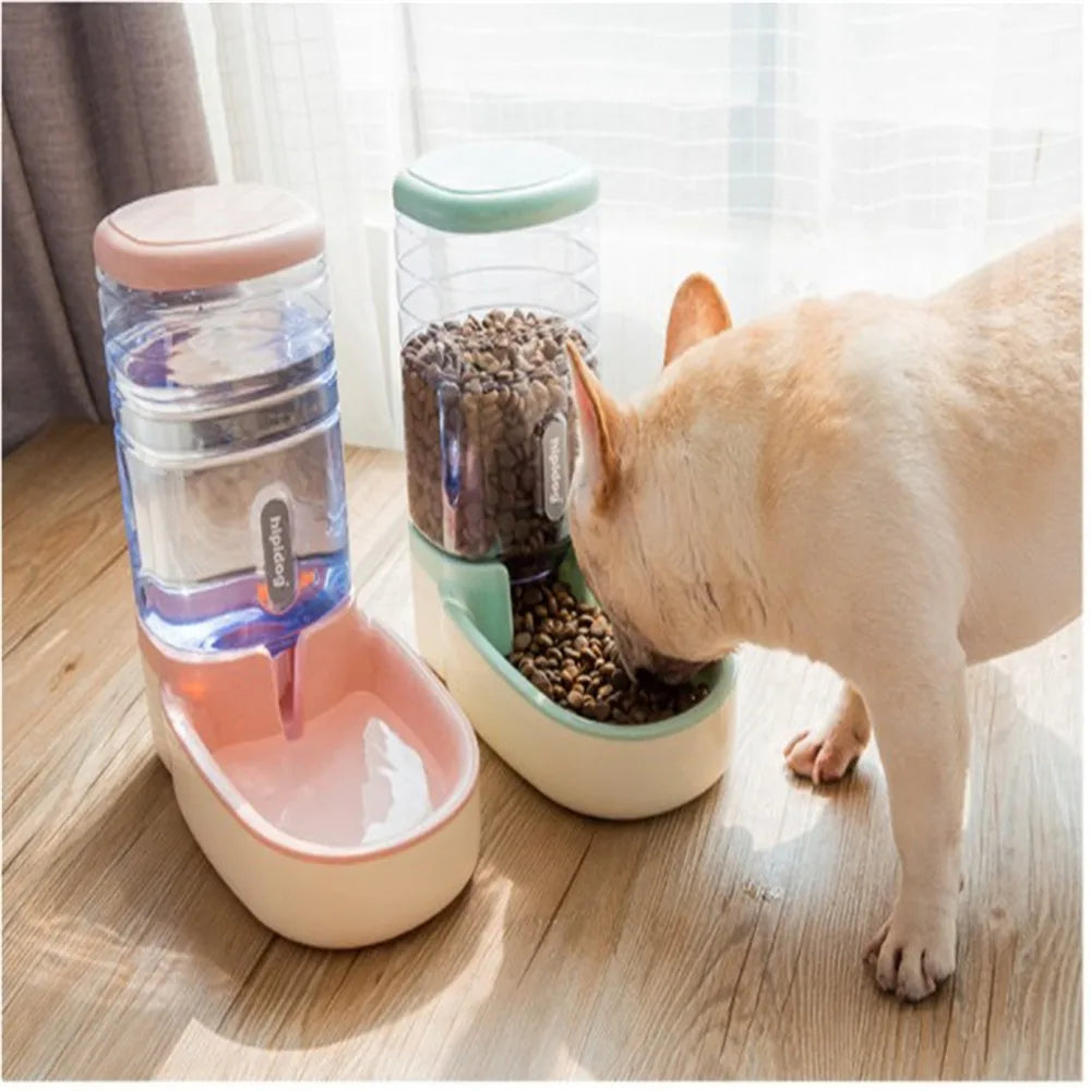 3.8L Pet Automatic Feeder Dog Drinking Bowl For Cat Water Feeding watering supplies Large Capacity Dispenser HOT