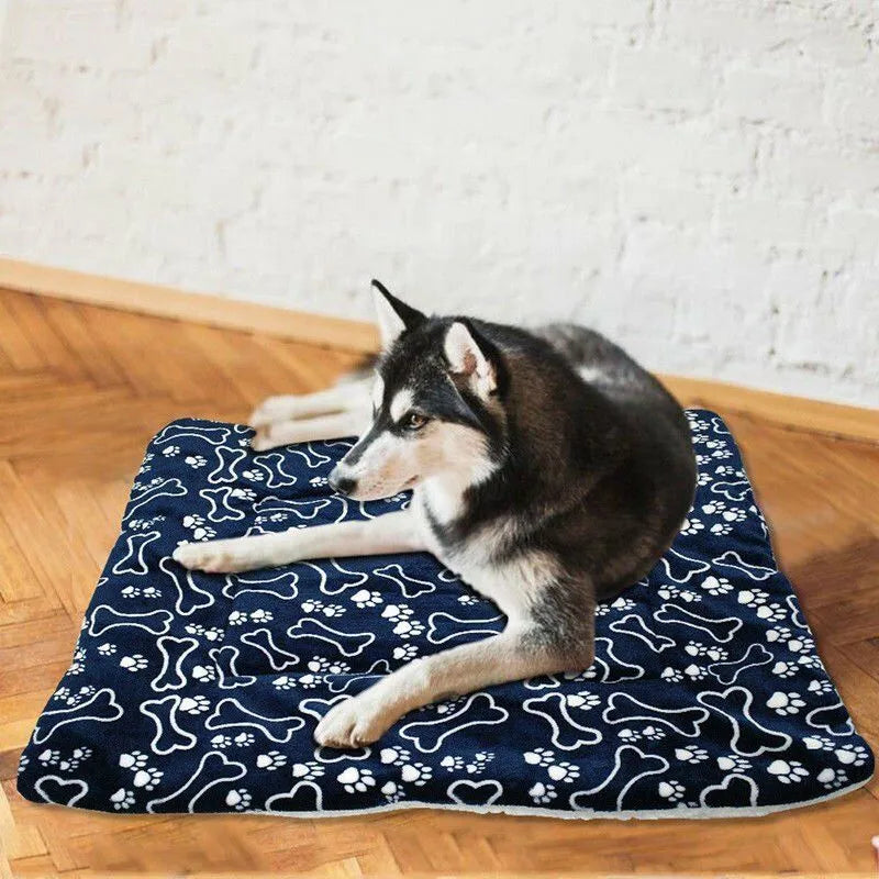 Cama cálida suave para perros y gatos, manta lavable para el hogar, cojín grande para cama de perro, colchón, perrera, estera suave, almohada para gatos, funda