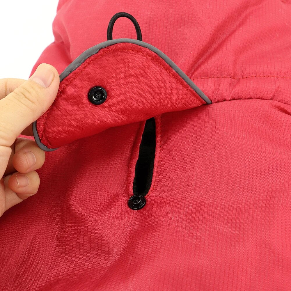 Chaqueta impermeable de invierno para perros, reflectante, a prueba de viento, ropa para perros grandes, abrigo suave para perros, chaquetas ajustables para perros medianos y grandes, Pitbull