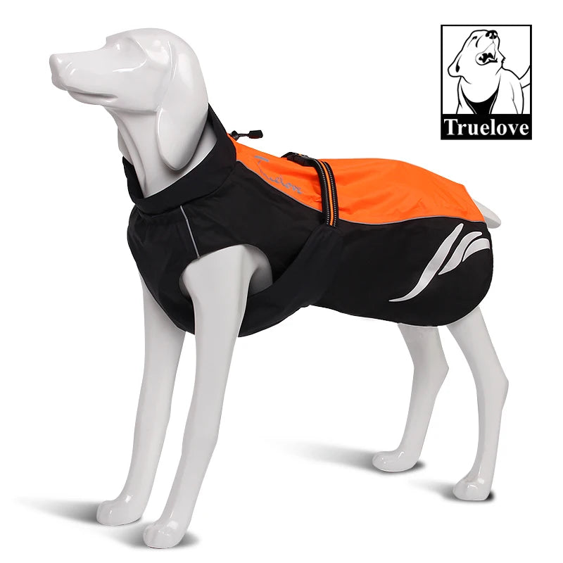 Chaleco de abrigo para perros Diseño impermeable Material reflectante Forro transpirable Productos para mascotas para todas las condiciones climáticas