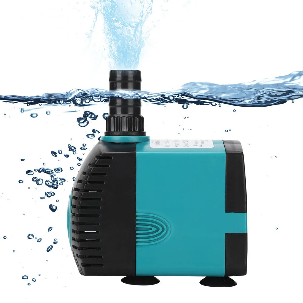 3W 6W 10W 25W 35W 60W Ultra-Quiet Submersible Water Fountain Pump Filter Fish Pond Aquarium Water Pump Tank Fountain 110V-240V