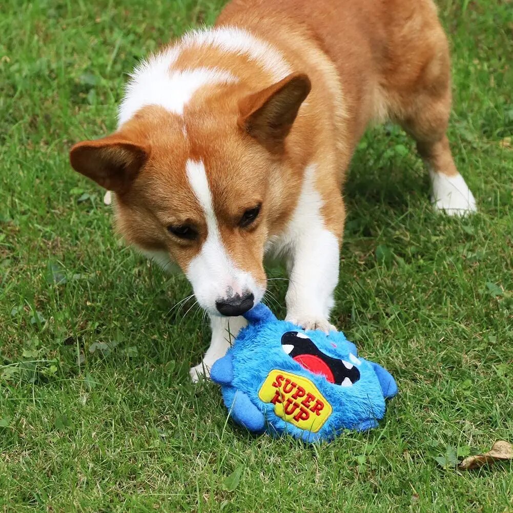 Juguetes interactivos para perros que rebotan, pelota temblorosa, juguete de peluche de perro, vibración electrónica, sonidos móviles automáticos, juguetes para cachorros monstruo