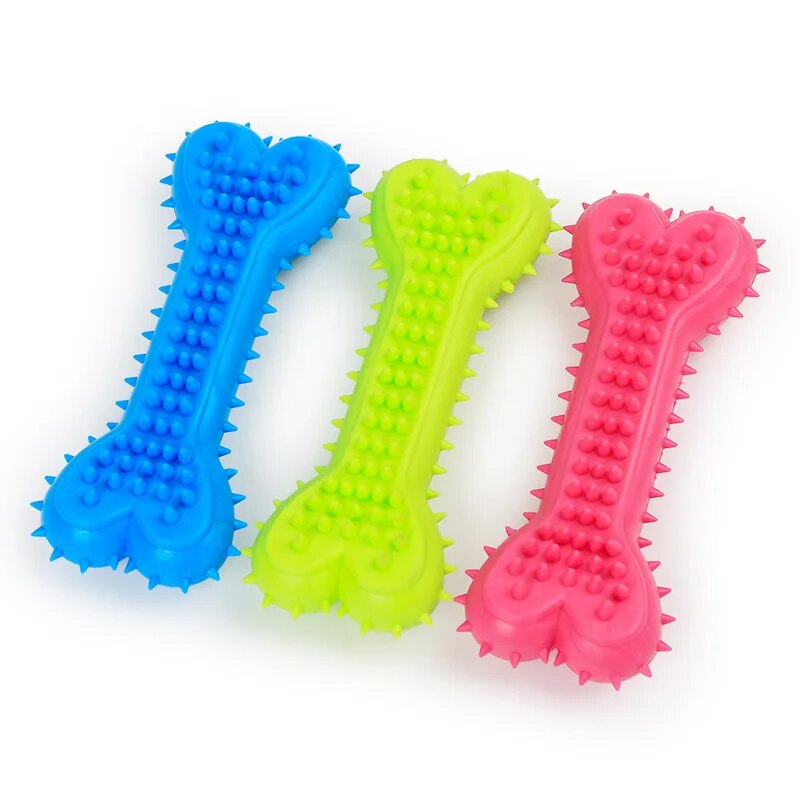 Jouets en caoutchouc pour petits chiens, 1 pièce, résistance aux morsures, nettoyage des dents, jouets d'entraînement à la mastication, fournitures pour animaux de compagnie, chiots, chiens, chats