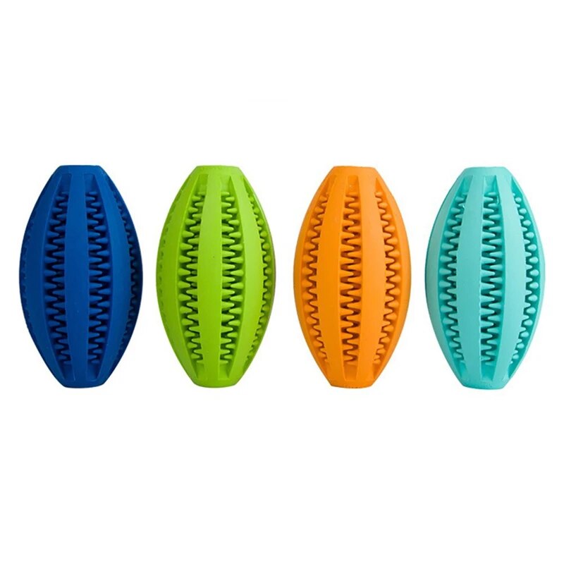 Juguetes para perros, pelota de goma elástica con fugas, divertidas bolas interactivas para Limpieza de dientes de mascotas, juguetes para masticar resistentes a mordeduras, 5cm/6cm/7cm/9cm/11cm