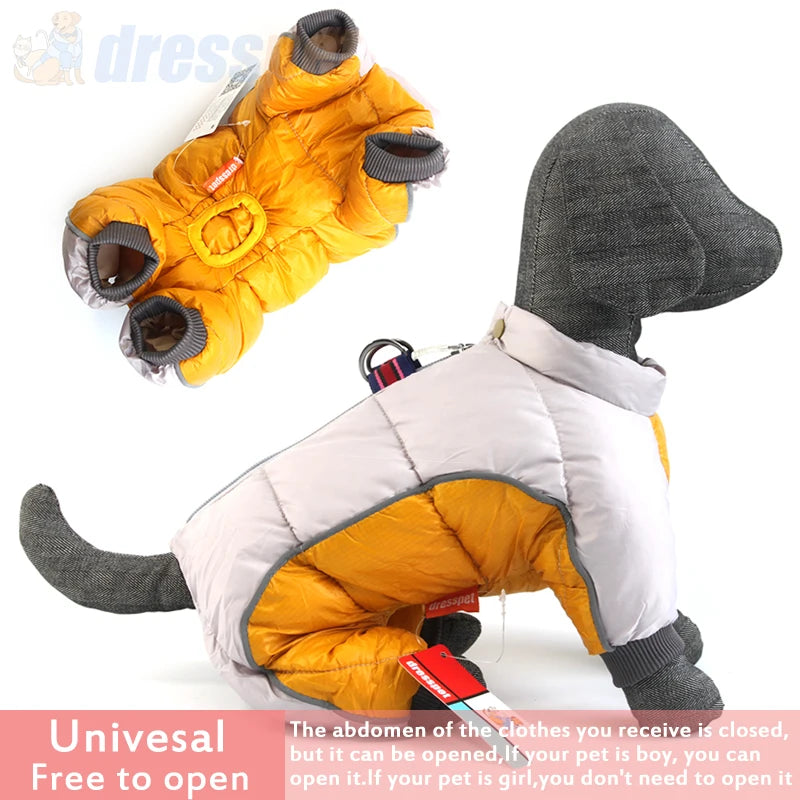 Ropa de invierno para perros, chaqueta muy cálidas, abrigo de algodón grueso, ropa impermeable para perros pequeños, ropa para mascotas para cachorros de Bulldog Francés