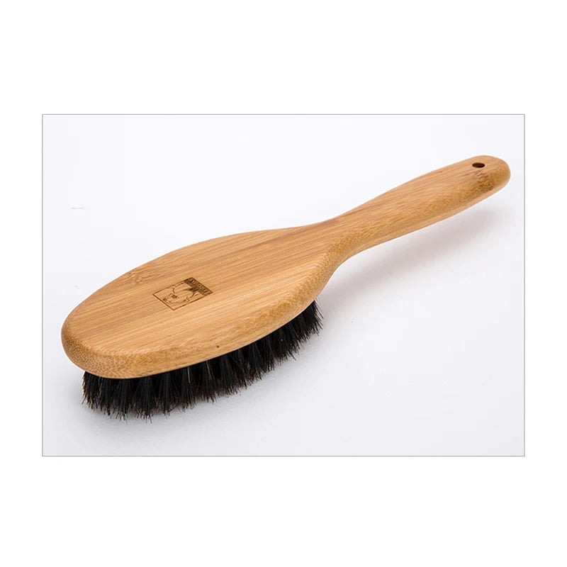 Pet Comb Bamboo Bristles Wood Brush Supplies Grooming and Care for Cat Dog Remove the Tangle Accessories