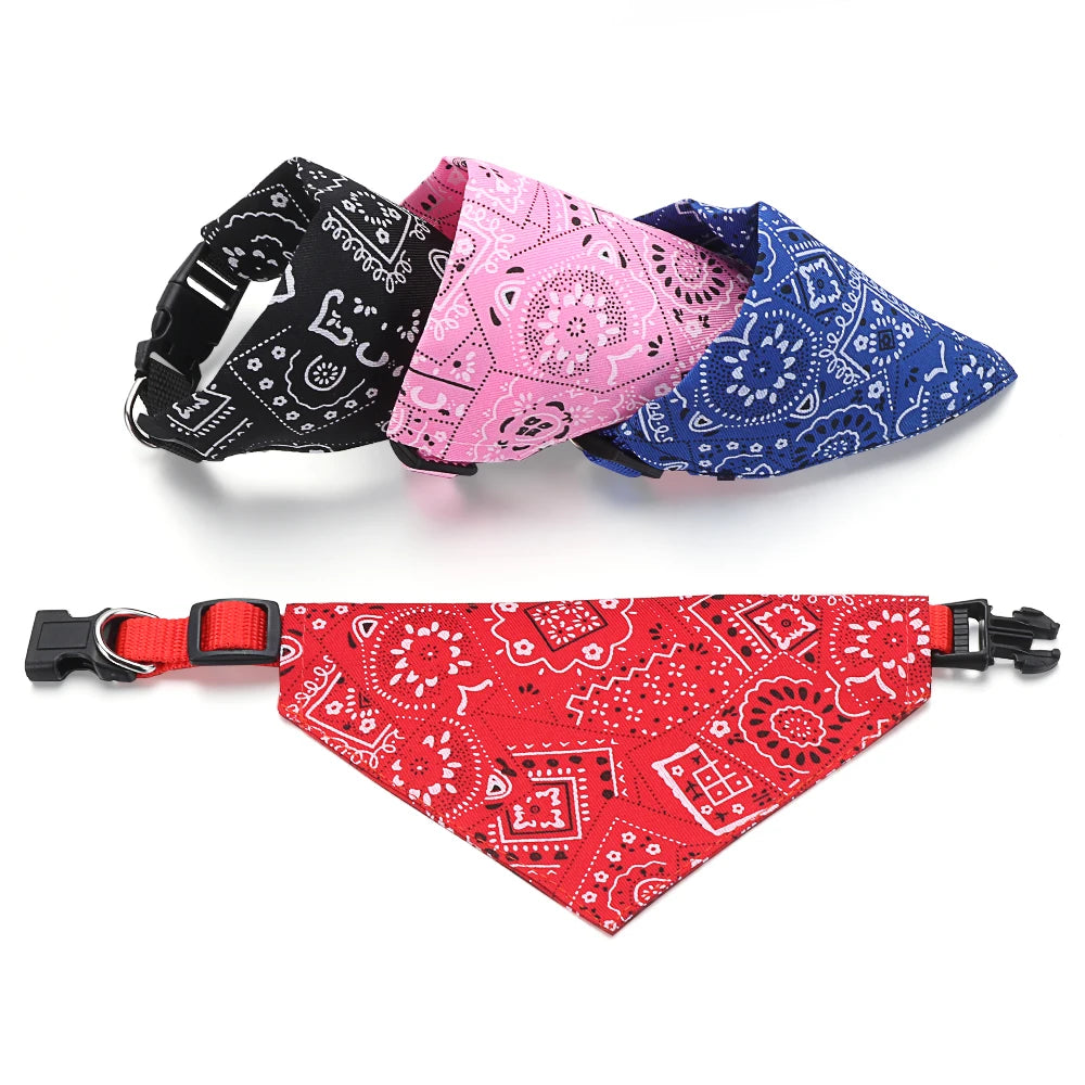 Vendaje Triangular ajustable para mascota, perro, gato, bufanda lavable, Bandana, Collar, Baberos, decoración del cuello de gato, vestido de fiesta de cumpleaños