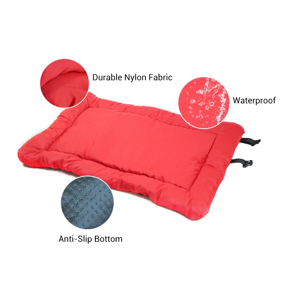 Outdoor Dog Bed Portable Travel Dog Bed Mat Car Seat Pet Bed for Small Medium Large Dog Foldable Pet Mat Sofa Cushion Accessories