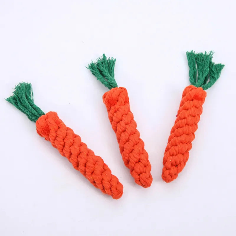 1pc Pet Dog Toys Cartoon Animal Dog Chew Toys Durable Braided Bite Resistant Puppy Molar Cleaning Teeth Cotton Rope Toy