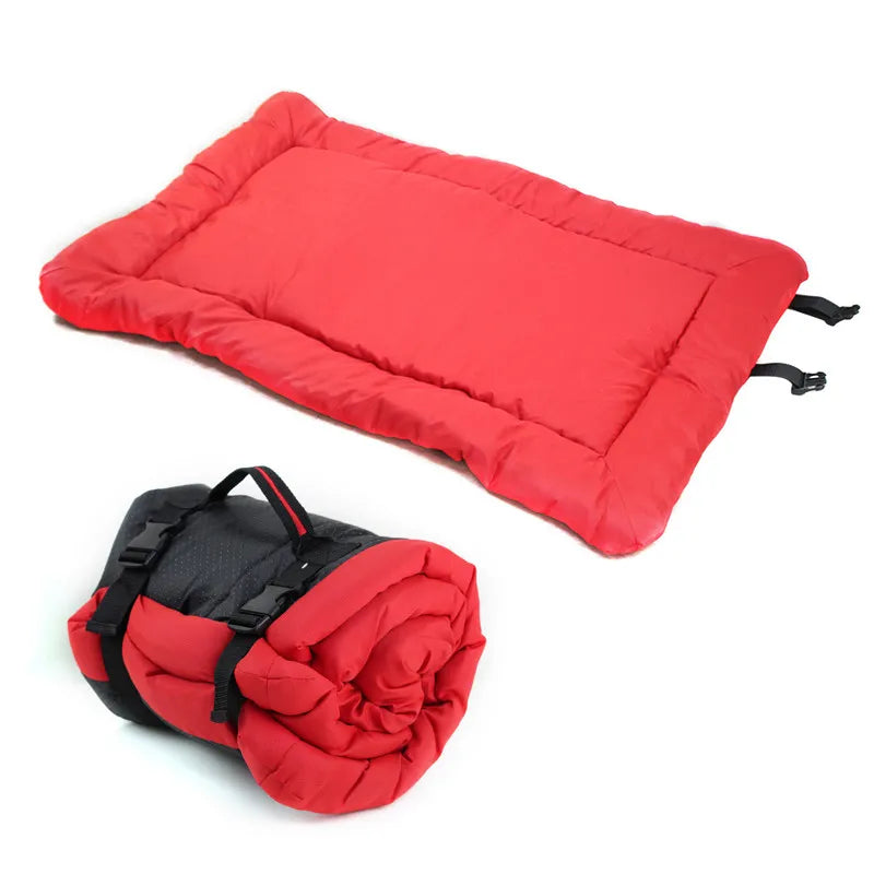 Outdoor Dog Bed Portable Travel Dog Bed Mat Car Seat Pet Bed for Small Medium Large Dog Foldable Pet Mat Sofa Cushion Accessories