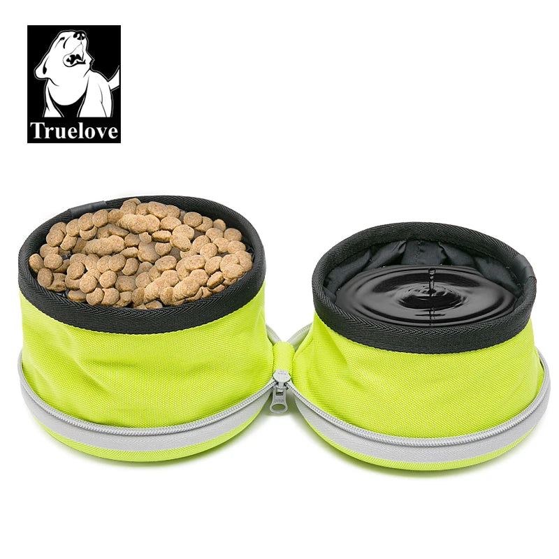 Cuenco plegable de doble uso para mascotas, plegable, de dos vías, de viaje, para perros, bebiendo comida y agua, accesorios de productos