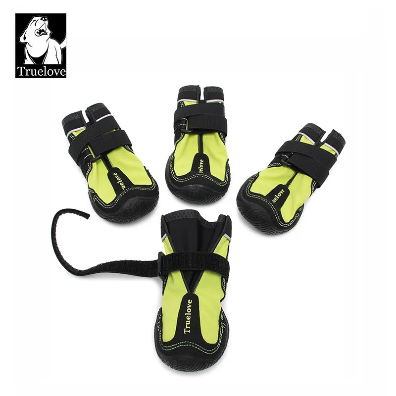 Zapatos para mascotas, botas impermeables para perros con suela antideslizante resistente reflectante, zapatos para perros al aire libre, 2 piezas/4 piezas