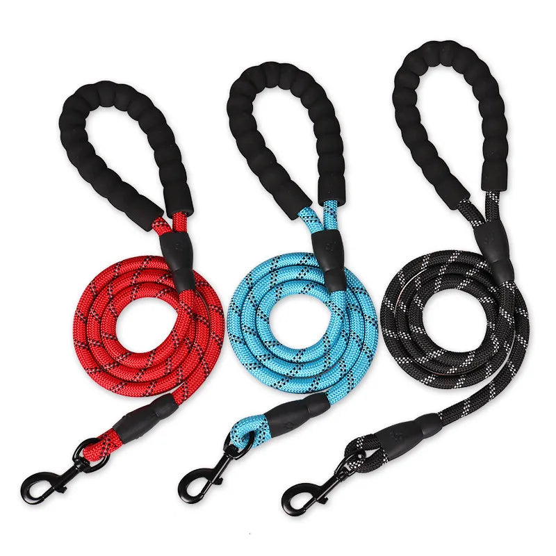 150/200/300cm Strong Dog Leash Pet Leashes Reflective Leash For Big Small Medium Large Dog Leash Drag Pull Tow Golden Retriever Accessories