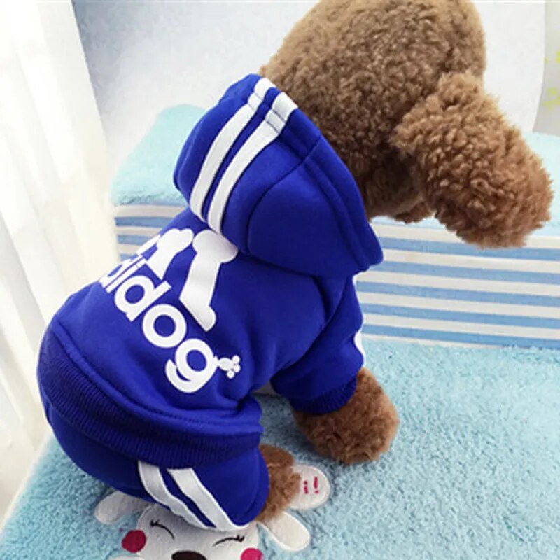 Clothes For Small Dogs Autumn Winter Warm Puppy Pet Cat Coat Jacket Sport Dog Jumpsuits Chihuahua French Bulldog Clothing Outfit Fashion Style