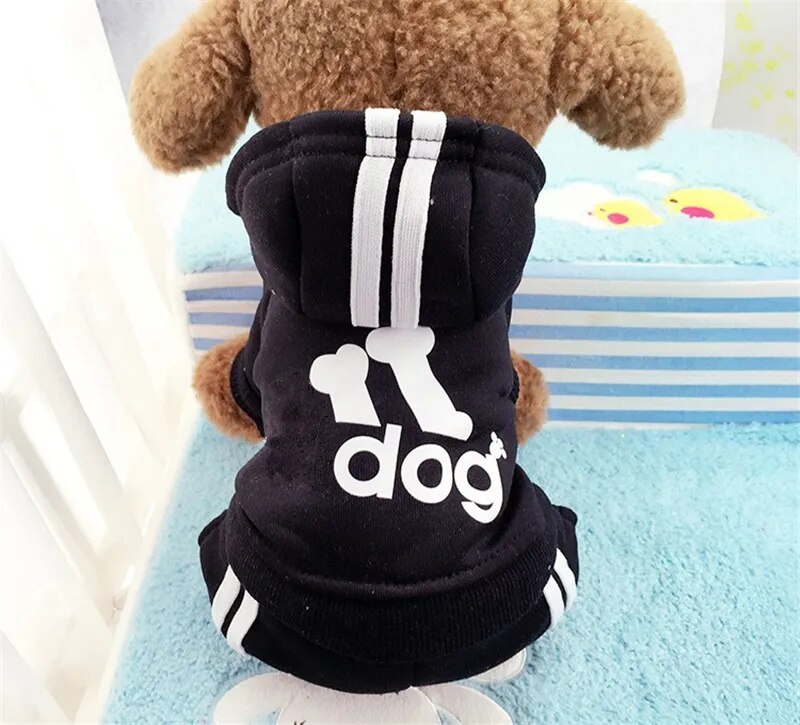 Clothes For Small Dogs Autumn Winter Warm Puppy Pet Cat Coat Jacket Sport Dog Jumpsuits Chihuahua French Bulldog Clothing Outfit Fashion Style