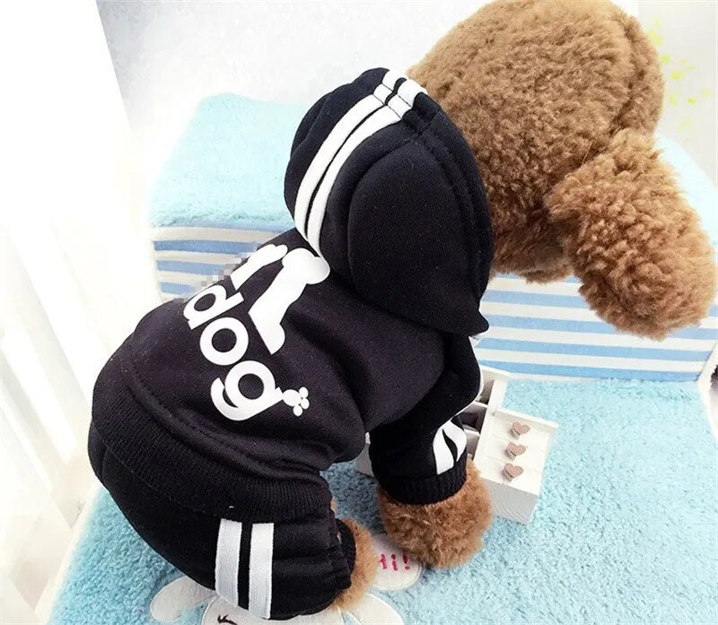 Clothes For Small Dogs Autumn Winter Warm Puppy Pet Cat Coat Jacket Sport Dog Jumpsuits Chihuahua French Bulldog Clothing Outfit Fashion Style