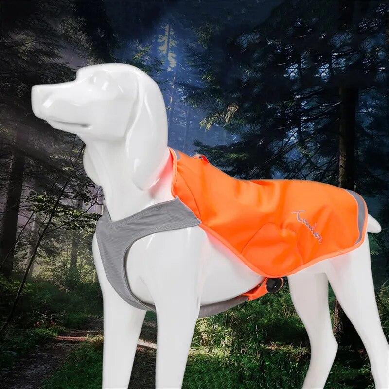 Chaqueta de chándal para perros, ropa cómoda y fresca, impermeable, 1000D CORDURA, reflejo nocturno, verano