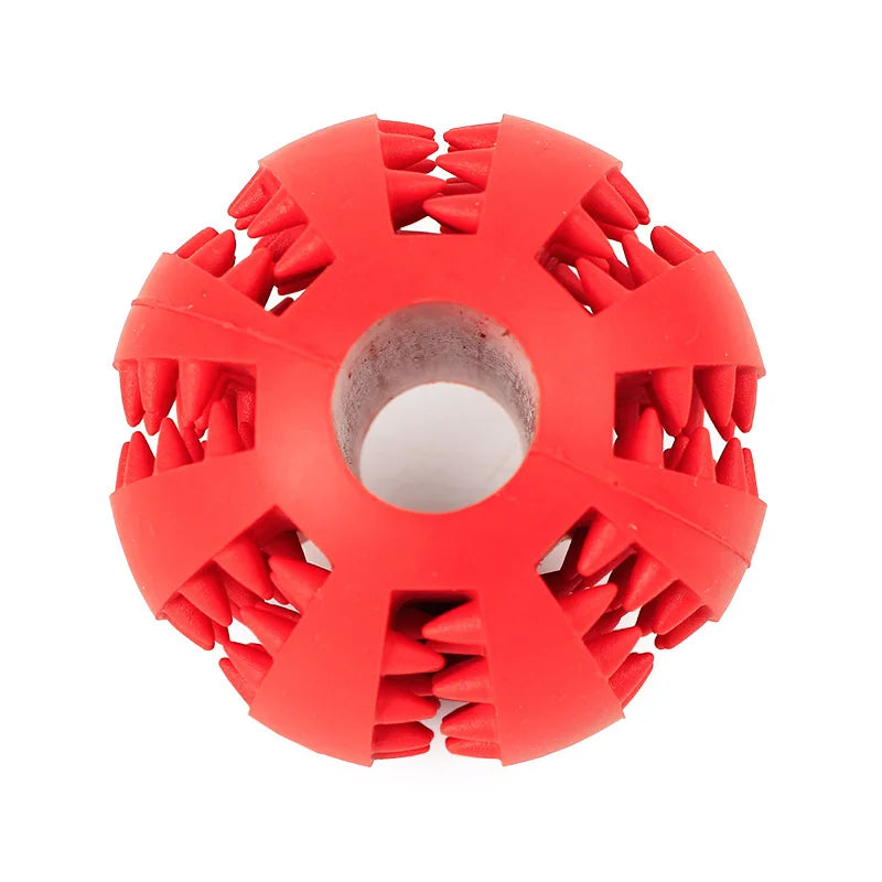 Jouets doux pour animaux de compagnie, balle élastique Interactive amusante, jouet à mâcher pour dents de chien, boule propre, nourriture, balle en caoutchouc Extra-résistante pour chien