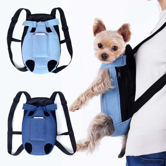 Sac à dos en Denim pour chien, voyage en plein air, sac de transport pour chien et chat, pour petits chiens, chiot, Kedi, sacs de transport, produits pour animaux de compagnie, canne de transport