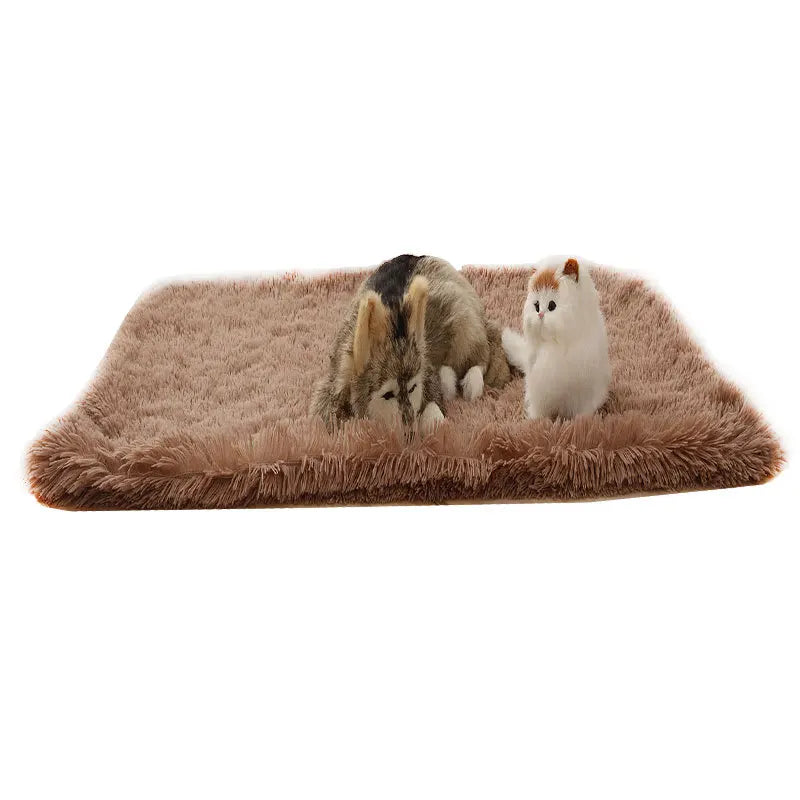 Double-Sided Velvet Pet Pad Teddy/French Bulldog Husky Winter Warm Plush Pet Blanket  dog bed