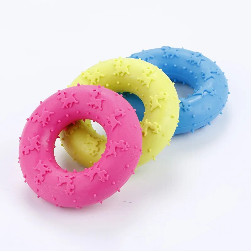 1PCS Pet Toys for Small Dogs Rubber Resistance To Bite Dog Toy Teeth Cleaning Chew Training Toys Pet Supplies Puppy Dogs Cats