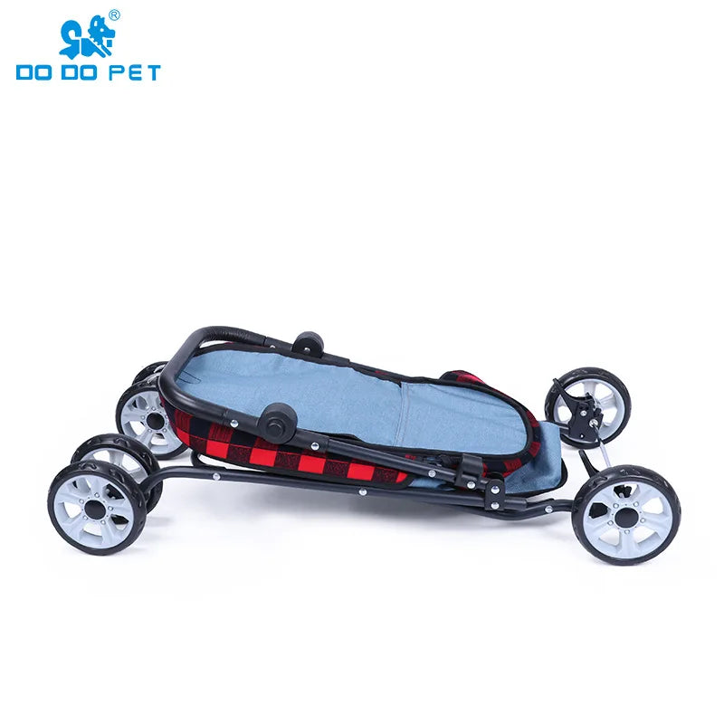 Carro para mascotas, transportador para perros, osito, cachorro, gato pequeño, plegable, portátil, suministros para caminar, accesorios