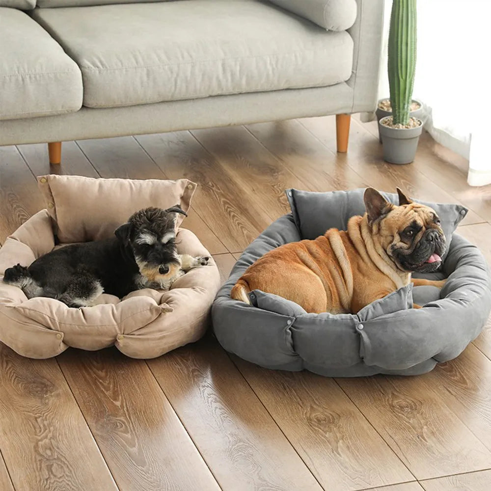 Estera multifunción para cama de perro 3 en 1, sofá cama para dormir para perros y gatos, nido cálido para cachorros y gatitos, perrera, cojín suave para mascotas para perros y gatos