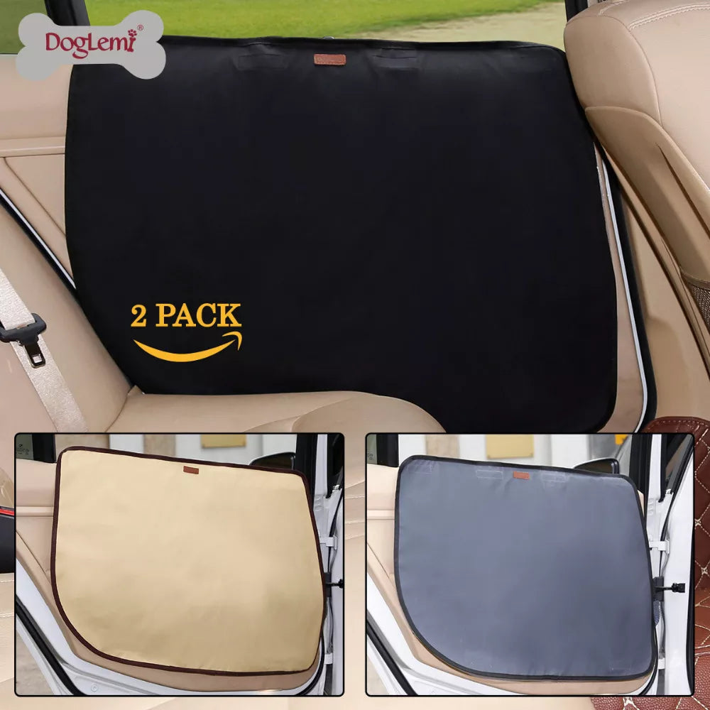 2PCS/PACK Pet Dog Car Door Cover Protector 600D Oxford Cloth Protection Mats Non-slip Scratch Guard for Pets Dog Accessories