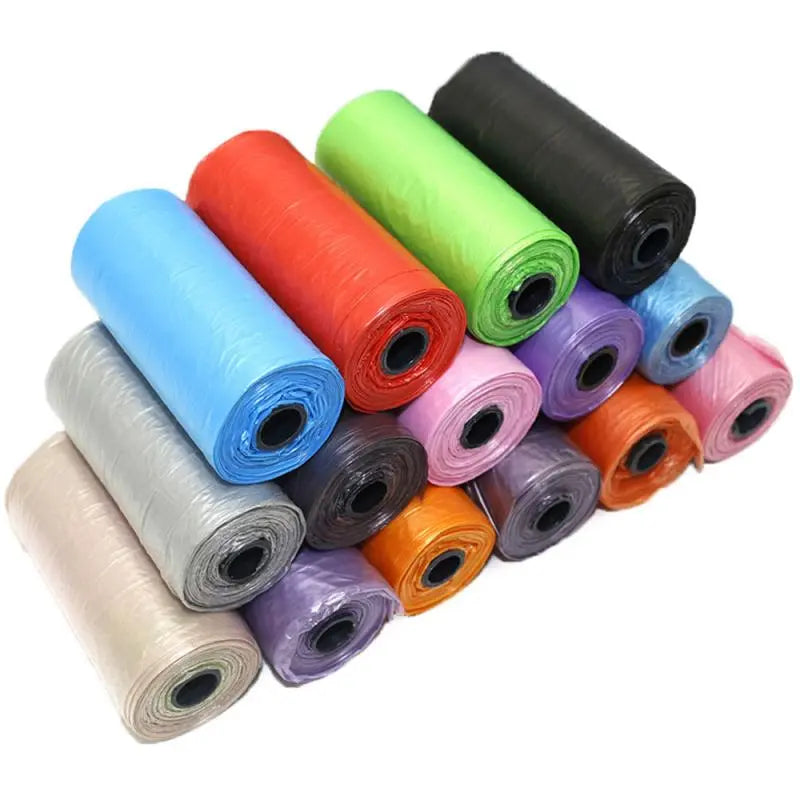 1 Roll Portable Degradable Pet Waste Poop Pet Pick Up Plastic Clean Up Refill For Pet Cleaning Accessories