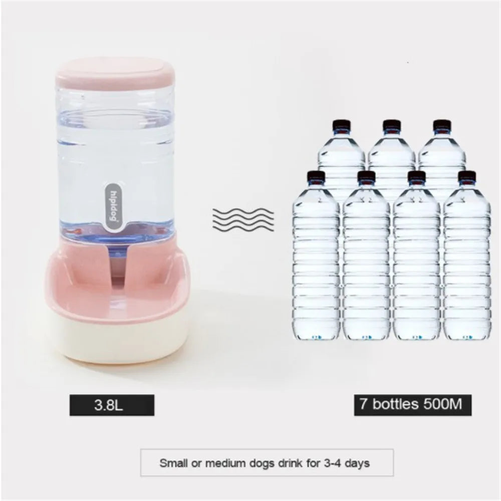 Comedero automático para mascotas de 3,8l, cuenco para beber para perros, suministros de alimentación de agua para gatos, dispensador de gran capacidad, producto en oferta