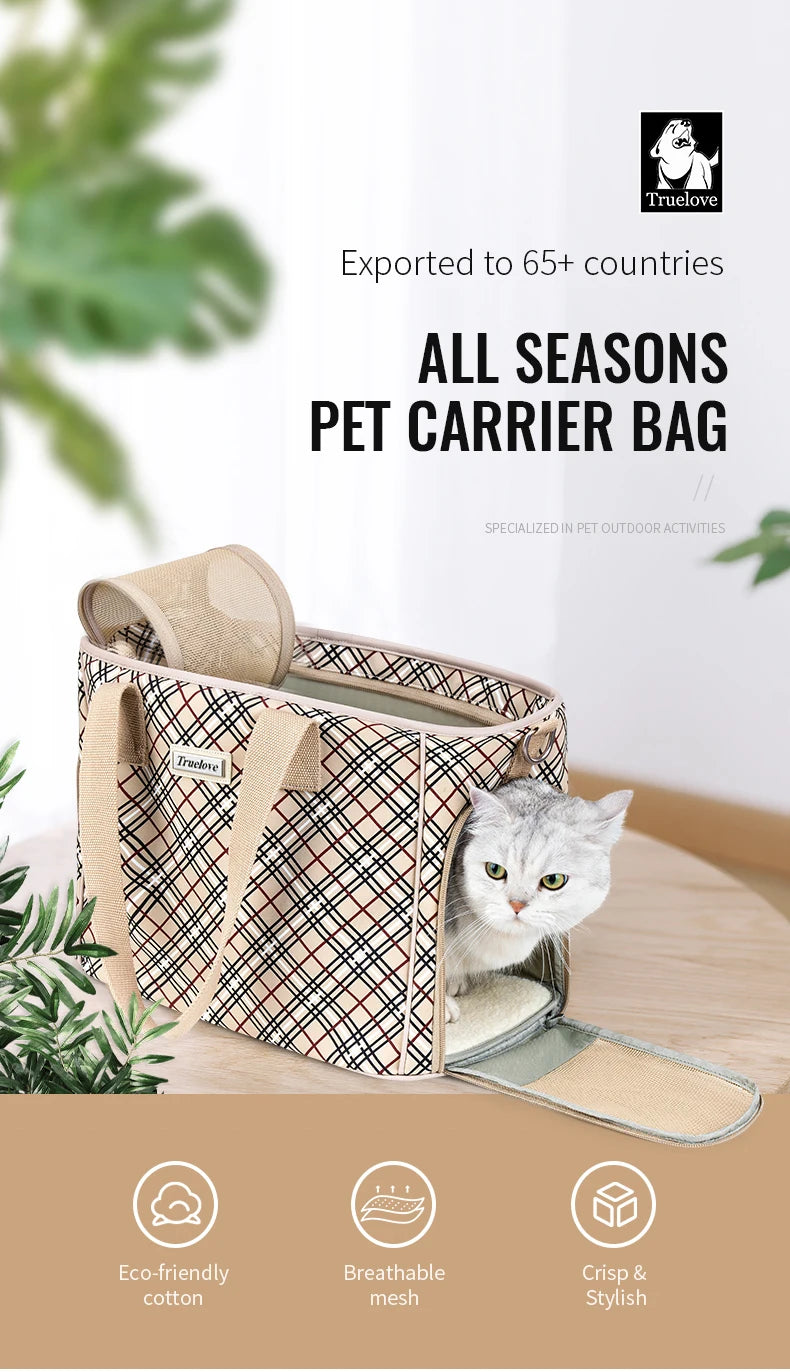 Pet Carrier For Small Pet Dog Cat Carrier Messenger Mesh Ventilation Bag Pouch Breathable Windows For Outdoor Travel