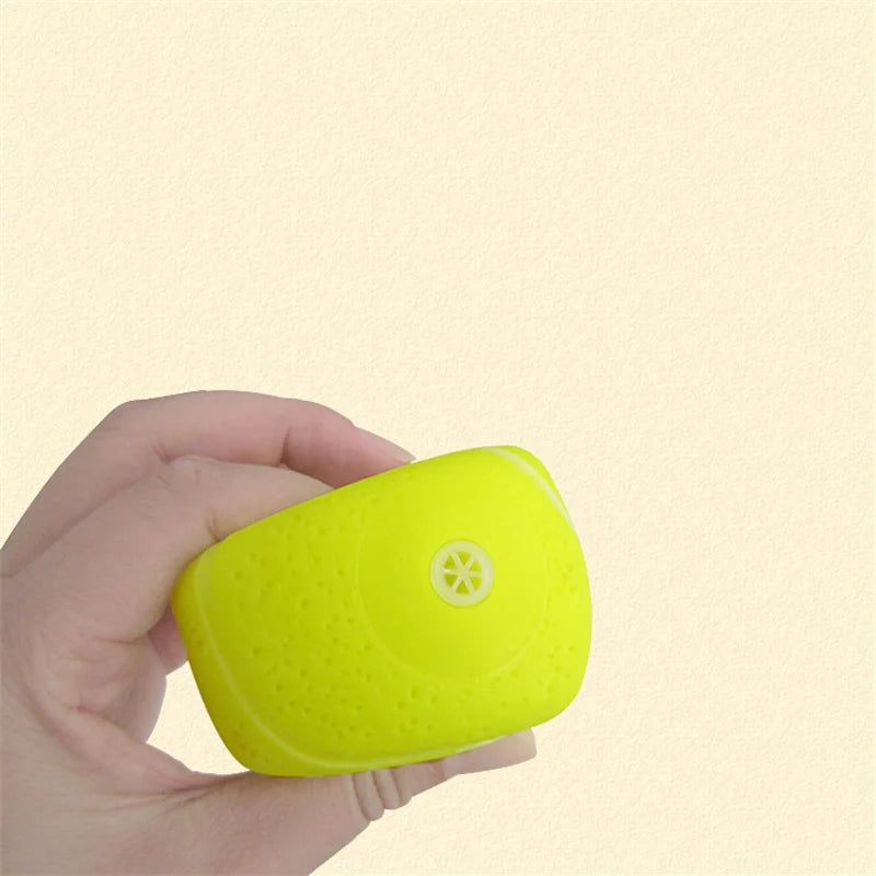 1 Uds. De pelotas para perros chirriantes de 6cm de diámetro, juguetes para perros pequeños, juguete masticable de goma para cachorros, juguetes para perros, mascotas, brinquedo cachorro