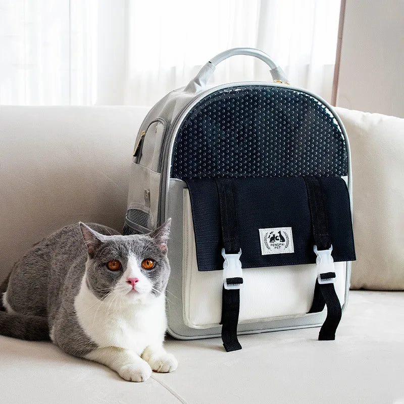 Cat Carrier Bag Small Dog Breathable Transportation Backpack Pet Outdoor Travel Shoulder Bags Puppy Kitten Dog Carrying Bagpack