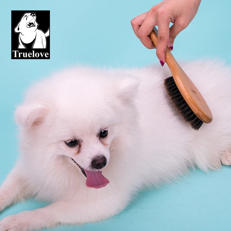 Pet Comb Bamboo Bristles Wood Brush Supplies Grooming and Care for Cat Dog Remove the Tangle Accessories