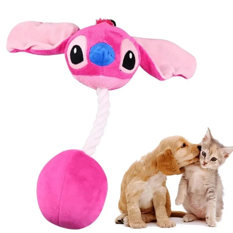 Juguete de peluche con sonido chirriante para perros, juguete de entrenamiento calmante con dientes molares para perros, juguetes para cachorros y gatos, suministros de entrenamiento interactivos, juguetes para mascotas