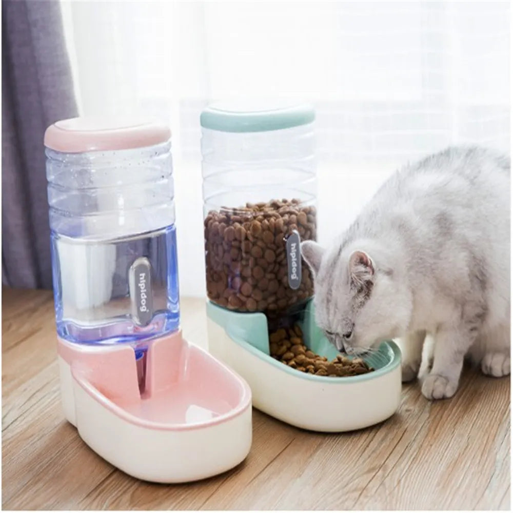 3.8L Pet Automatic Feeder Dog Drinking Bowl For Cat Water Feeding watering supplies Large Capacity Dispenser HOT