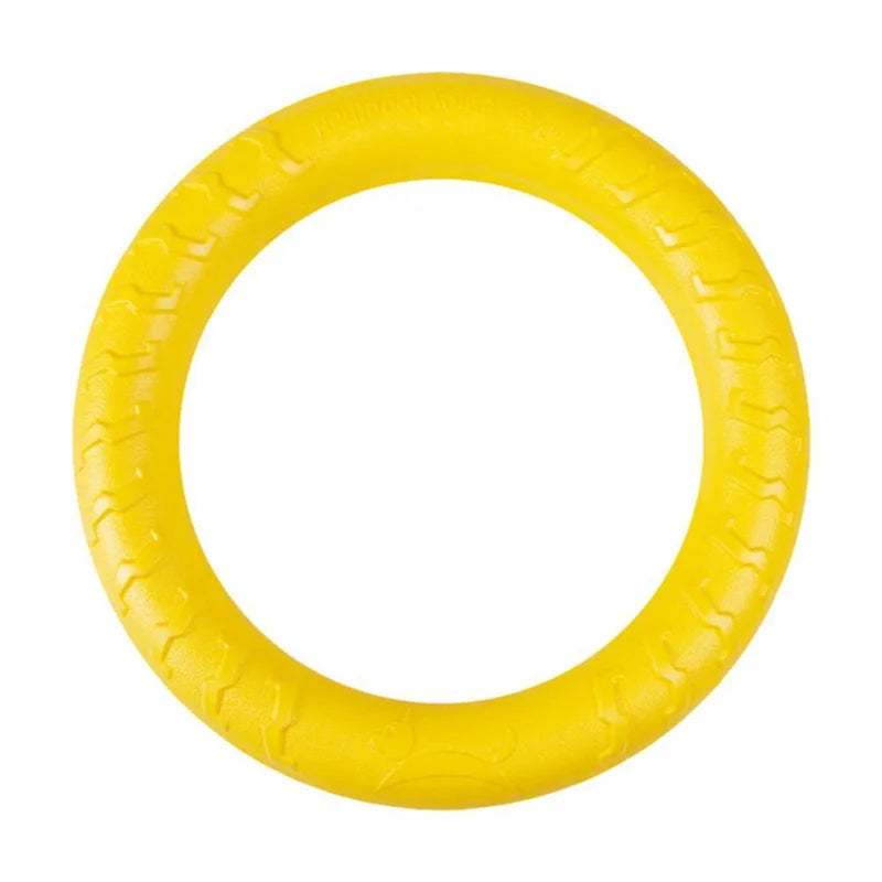 Dog Toy Flying Discs EVA Dog Training Ring Puller Resistant Bite Floating Toy Puppy Outdoor Interactive Ring Toy Pet Accessories