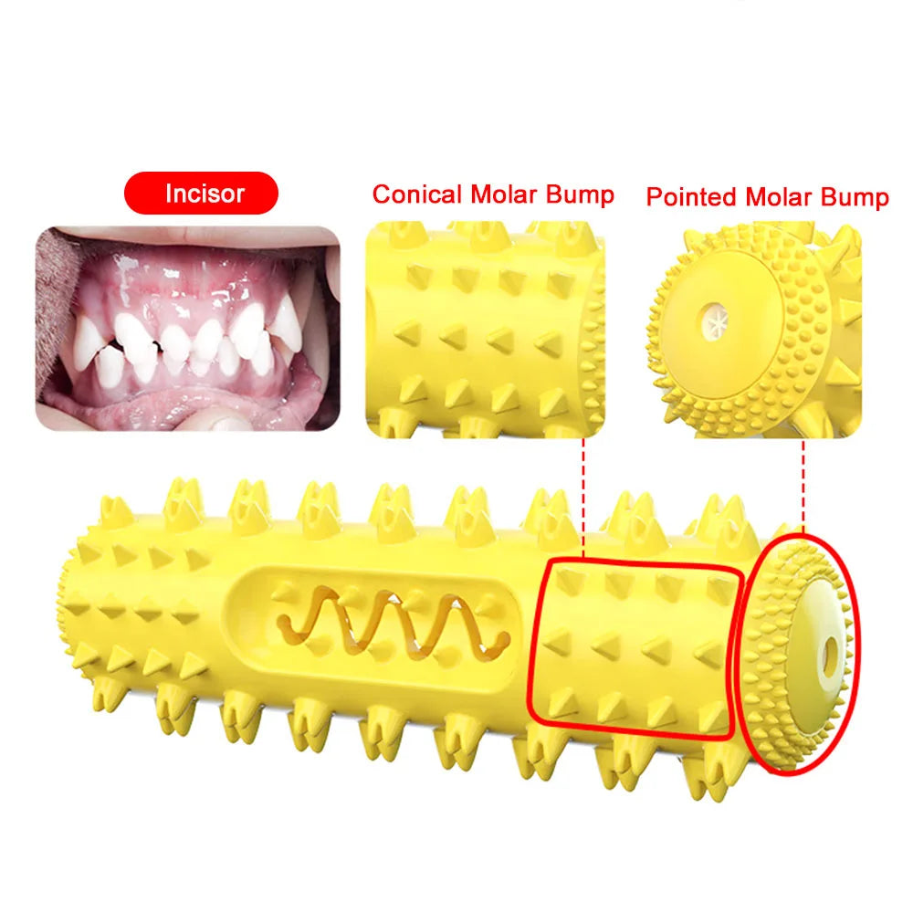 Durable perro masticar juguete cachorro cuidado Dental perro Molar diente palo mascota Limpieza de dientes perro Molar cepillo de dientes