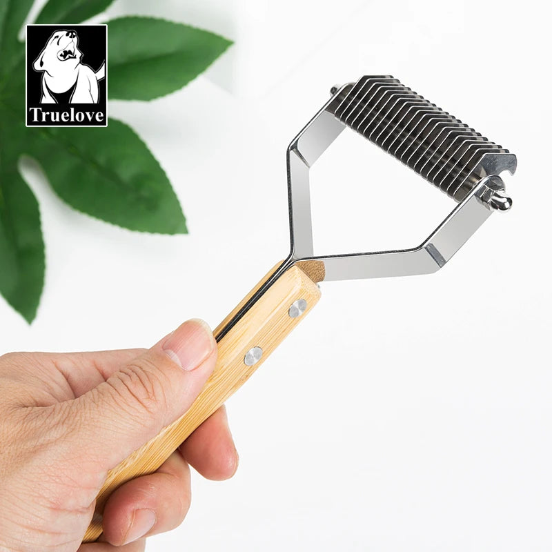 Pet Dematting Comb Supplies with 10 20Teeth for Long Fur Dog Cat Remove Loose Hair Grooming and Care Accessories