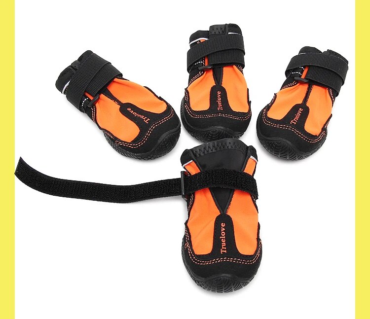 Zapatos para mascotas, botas impermeables para perros con suela antideslizante resistente reflectante, zapatos para perros al aire libre, 2 piezas/4 piezas