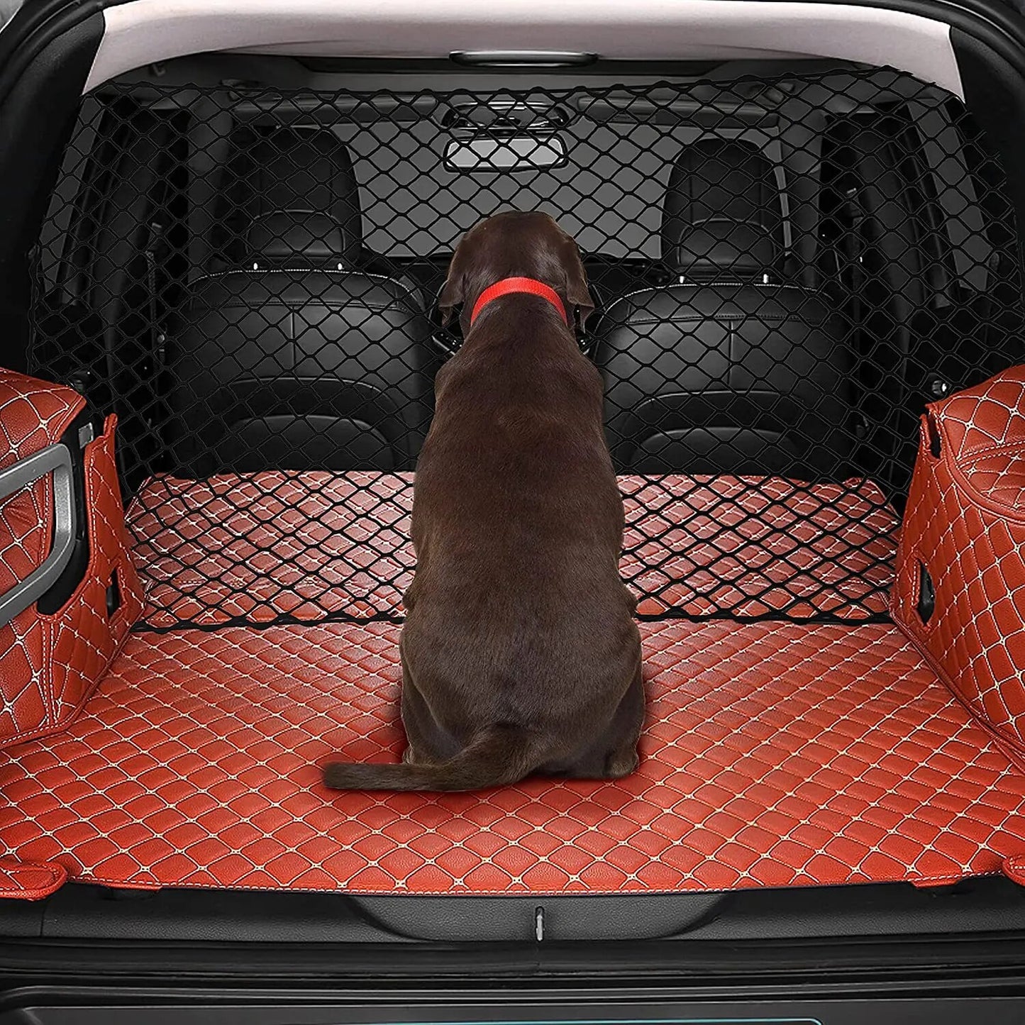 Dog Carrier Barrier Trunk Barrier for Dogs Travel Accessories Dog Protection Net Car Pet Carrier for Hatchback SUV Mesh Safe Net