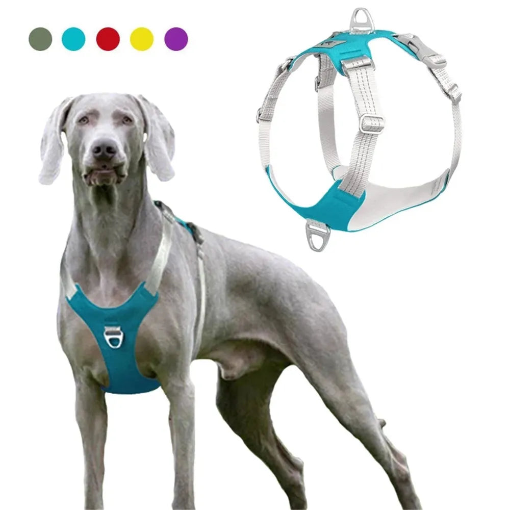 Miflame-arnés reflectante para perro, Collar para perro salchicha, Collar ajustable para perro grande, accesorios para mascotas, chaleco para Collar para mascota