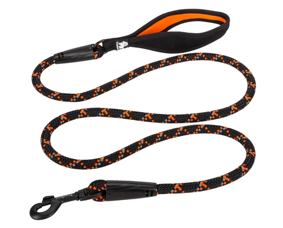 Pet Dog Leash Nylon Climbing Rope SBR Neoprene for Big Medium Small Dog Walking Accessories